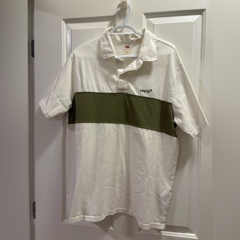 Levi’s Short Sleeved Union Blocked Rugby Shirt